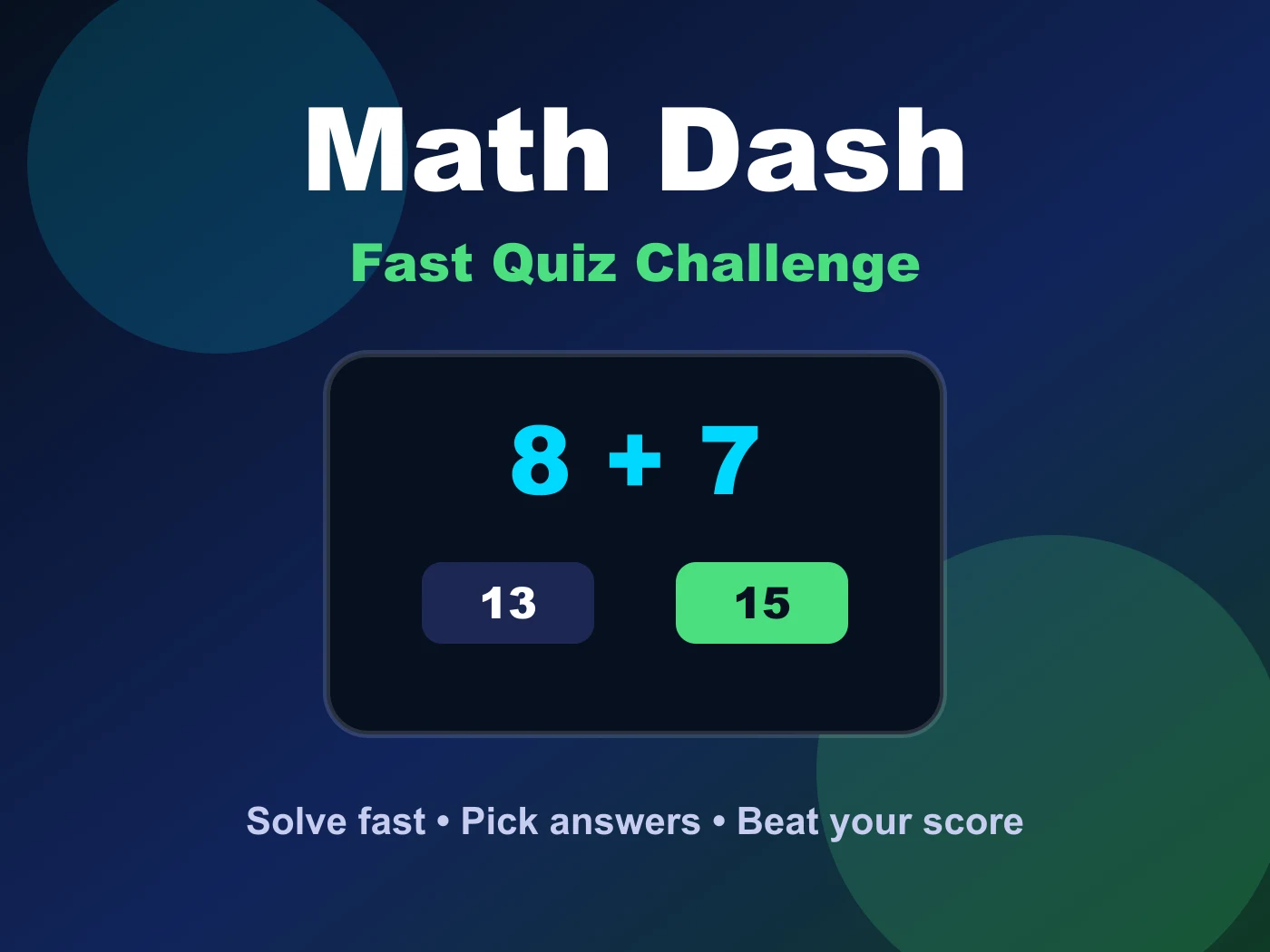 Math Dash thumbnail