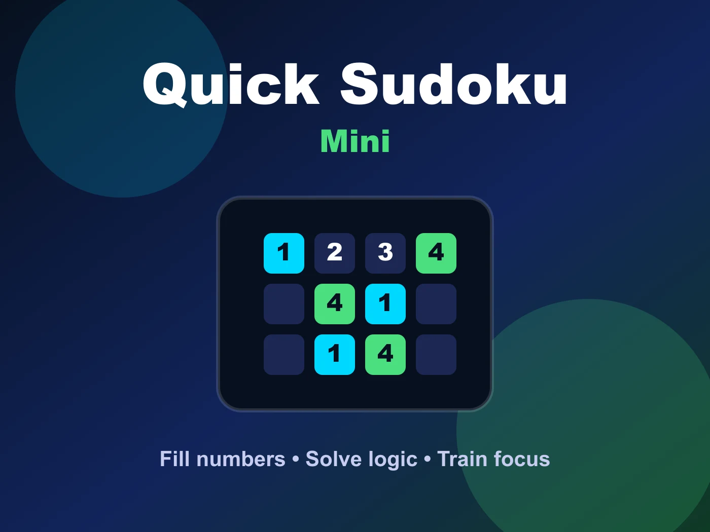 Quick Sudoku Mini thumbnail